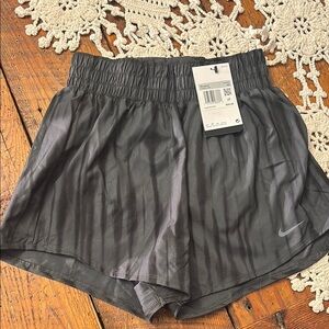 Nike Gray Athletic Shorts with Elastic Waistband